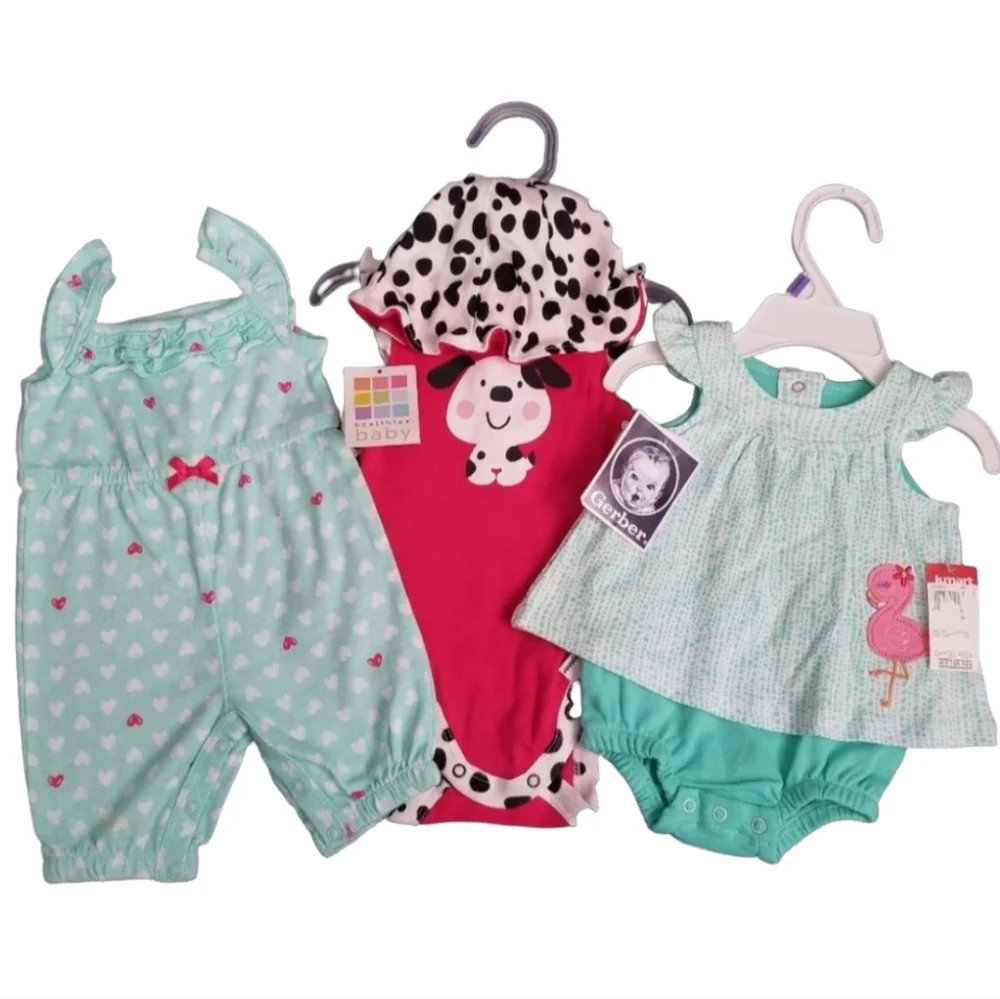 Small Wonders, Gerber, Healthtex Baby Onesies Bundle